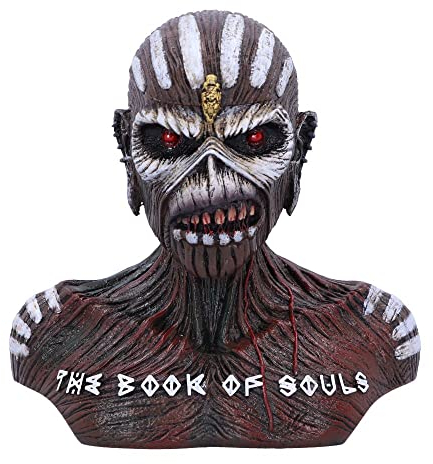 Nemesis Now Officially Licensed Iron Maiden The Book of Souls Bust Box (Small) Brown, 11.5cm