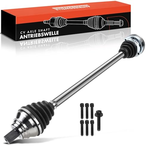 Frankberg Antriebswelle Achswelle Vorderachse Rechts Ohne ABS ring Kompatibel mit A3 8P1 Golf VI 5K1 J.e.t.t.a IV 162 163 AV2 AV3 Replace# 1K0407272EK