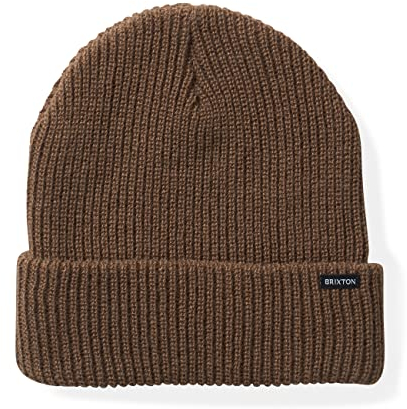Brixton Unisex Becket Beanie Hat, Coyote Brown, One Size