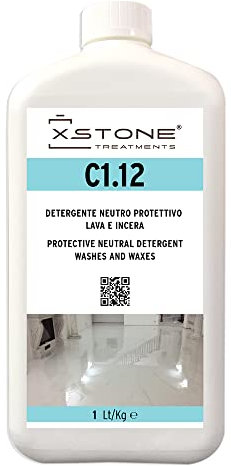 Detergente LAVA, LUCIDA E PROTEGGE per superfici lucide in pietra naturale. Rinnova il lucido su pavimenti cerati. 1 Litro