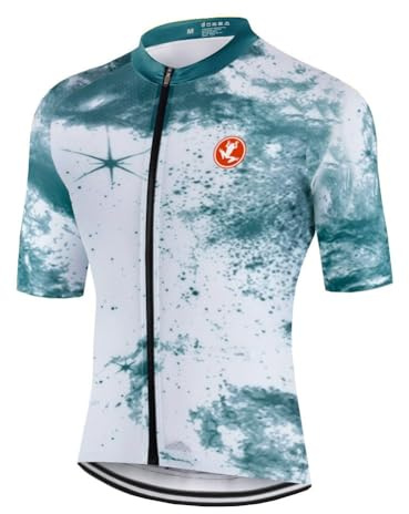 UGLY FROG 2025 Stoff-Upgrade - Milchfaser Rennrad MTB Herren Radtrikot Shirt Kurzarm Pro Team MTB Radfahren Top Radshirt Atmungsaktiv Durchgehender Reißverschluss DEHerren25