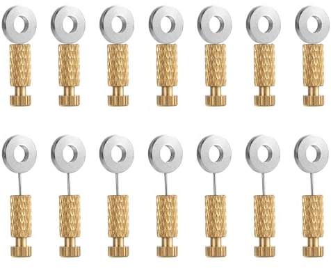 14 Pzs Leather Positioning Needles, Aguja de Posicionamiento de Sutura de Cuero Pasadores de Bloqueo de Cuero Agujas Localizadas para Artesanía en Cuero para Fijar Costura de Cuero DIY