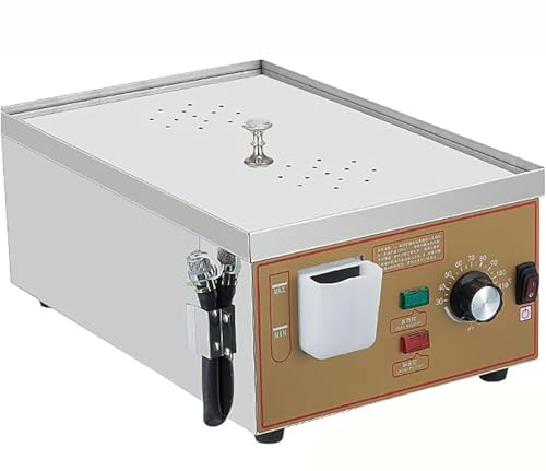 Máquina de Vapor Eléctrica Comercial de 2 Compartimentos, Control Preciso de Temperatura 30-110°C, Depósito de Agua Independiente, Vaporera de Acero Inoxidable para Panes al Vapor