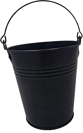 Toyvian Secchio per Grasso da Griglia e Barbecue Manici Resistenti, Secchio Raccogli Gocce Olio per Barbecue all’Aperto, Utensile Multiuso per Cucina e Grigliate all’Esterno