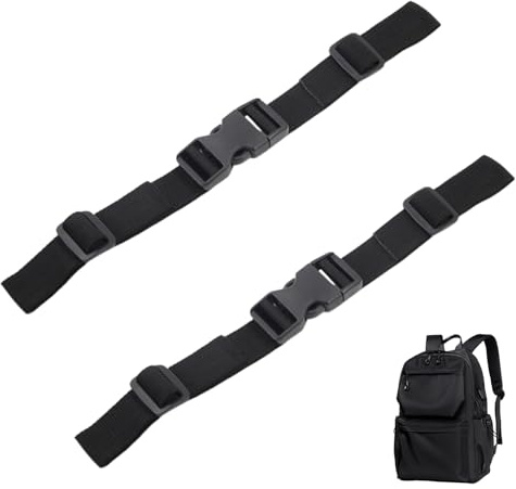 ZHUDAZHAO 2 correas ajustables para el pecho, mochila para niños, correa para el pecho, antideslizante, accesorios duraderos