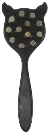 WOFASHPURET Horn-shaped Cat Comb Massage Scalp Massager for Dry Hair Brush Detangling Comb Cowhorn Material Travel Hairbrush for Grooming