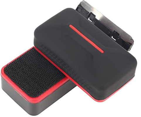 Asixxsix Detergente Magnetico Potente per Acquario, Strumento per la Pulizia del Magnete delle Alghe Dell'acquario con Raschietto per Alghe per Acquari in Vetro, (M, Adatto per Vetro da 6 mm/0,2