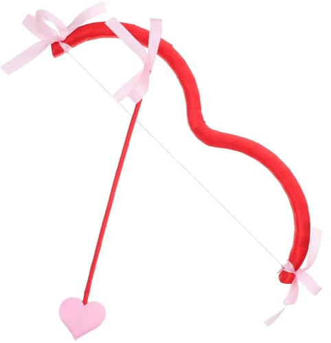 HIAKDOFT Arc en Mousse de Cupidon Léger et Sûr Ensemble Flèche de Cupidon pour Costume Cosplay Accessoires de Fête Saint-Valentin Décoration Jeu et Photo pour Soirée et Événement