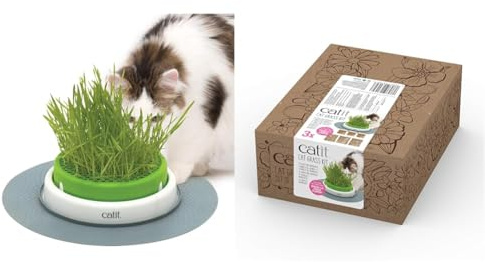 Catit Senses Grass Planter Cat Grass Kit - Pack of 3 for the Senses Grass Planter