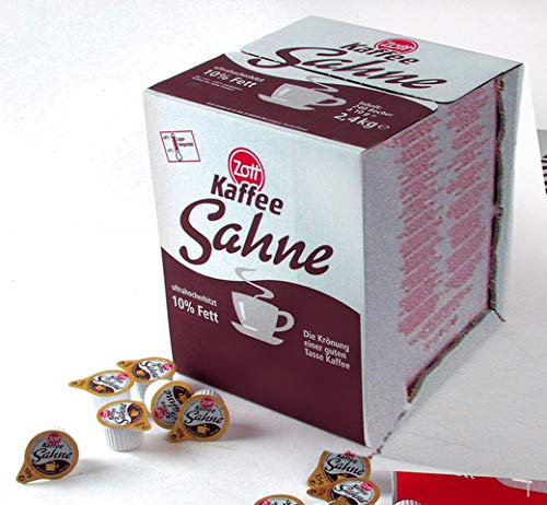 zott Kaffeesahne, flüssig, 10%, Karton, 240 Portionen à 10 g (2.400 g)