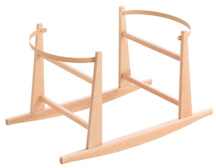 Cambrass – Patas moisés para bebé con balancín – Soporte capazo bebé Madera bajo normativa Europea Tamaño Especial