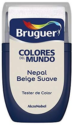 Bruguer Tester Colores del Mundo Pintura para paredes monocapa Nepal Beige Suave