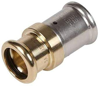 Raccord passerelle droit cuivre multicouche à sertir - Diamètre multicouche 20 mm - Diamètre cuivre 18 mm - Sélection Cazabox