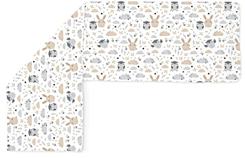 Amilian Seitenschläferkissen Bezug; Stillkissenbezug: ca. 150 x 40 cm für Lagerungskissen; 100% Baumwolle; Pillow Cover; Ersatzbezug; abnehmbar und waschbar Lichtung