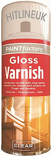 HitlineUK Varnish for Wood Varnish Clear Gloss Varnish for Wood Outdoor (250 ML, CLEAR GLOSS)