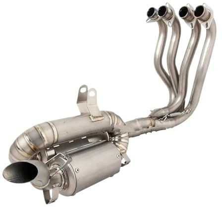 InLiMa de Escape para motocicleta sistema de Escape Para KOVE 450RR 450 RR 2023, Sistema completo de Escape silenciador de aleación de titanio modificado, tubo de enlace medio delantero, zej22000d1m