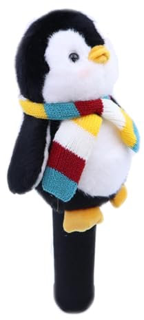 Dickly Plüsch Golf Holz Schlägerkopfbedeckung Golfschlägerkopfbedeckung Langer Hals Transportschutz Neuheit Damen Herren Golf Holz Driver, Gelber Schal