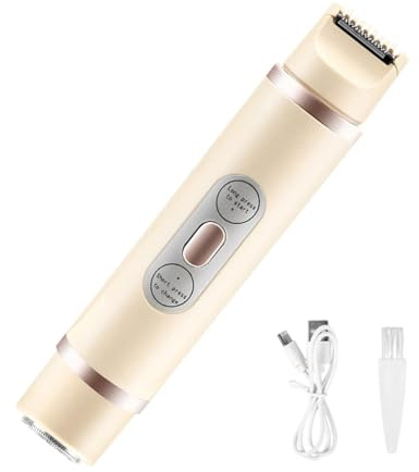 Rasoi elettrici da donna, rasoio elettrico da donna, rasoio a doppia testa, impermeabile, tascabile, ricaricabile tramite USB, portatile, per gambe e peli del corpo