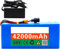 48 V 42 Ah E-Bike-Akku Lithium-Akkupack, Elektrofahrrad-Akkus 13S3P Wasserdichter Lithium-Ionen-Elektrofahrrad-Akku für Elektrofahrrad-Scooter 48V 42Ah, T