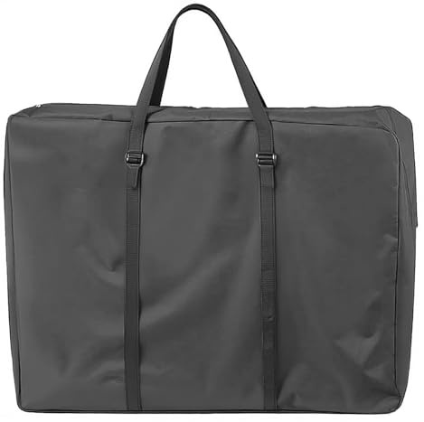 JUUDDENPARTS Wheelchairs Storage Bag, Black Waterproof Heavy Duty Carrying Bag, for Storing Deck Zero Gravity Chairs Plastic Beach