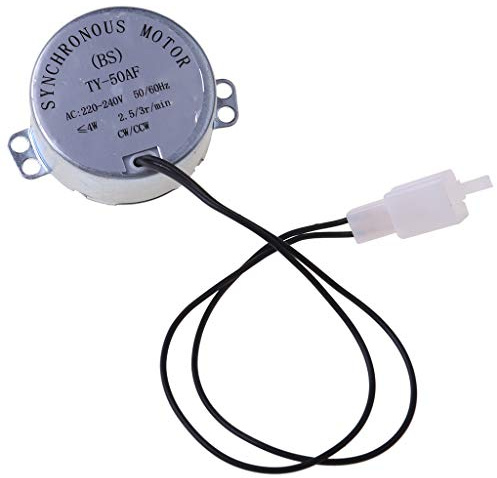 Guaber 220/AC Huevos Motor De Giratorio para para Incubador Huevo Automático Sincrónico 2.5r/min Suministro Pollo Suministros Aves
