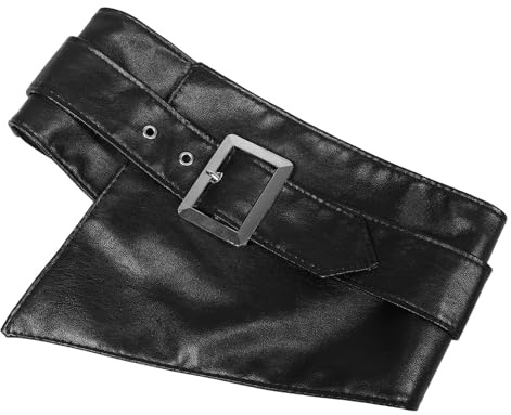 JOINPAYA Corsetto Larga in Ecopelle Morbida per Donna, Fascia Vita Regolabile e Comoda Cintura Accessorio Moda Casual per Outfit da Festa e Uso Quotidiano