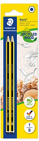 Staedtler 120-1 BK2D Bleistift Noris B, 2 ST, Blisterkarte