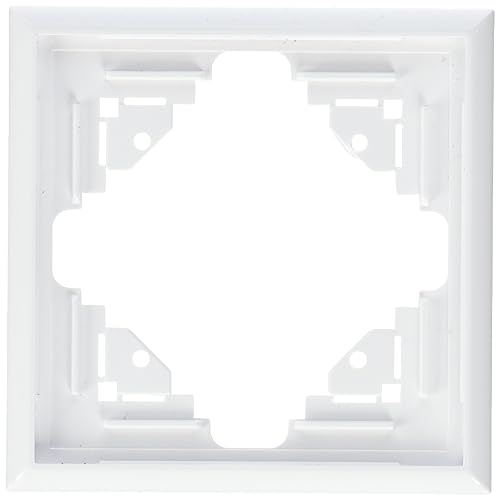 Kopp 309113063 Malta Abdeckrahmen für Senkrechte und waagerechte Montage 1-Fach, Arktis