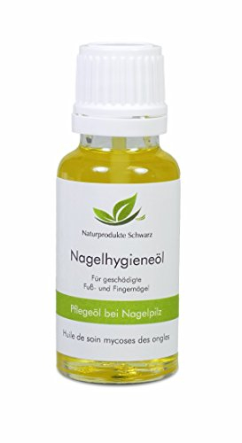 Naturprodukte Schwarz - Nagelpilz Öl - Mit Premium Teebaumöl zur Pflege bei Nagelpilz, 20ml