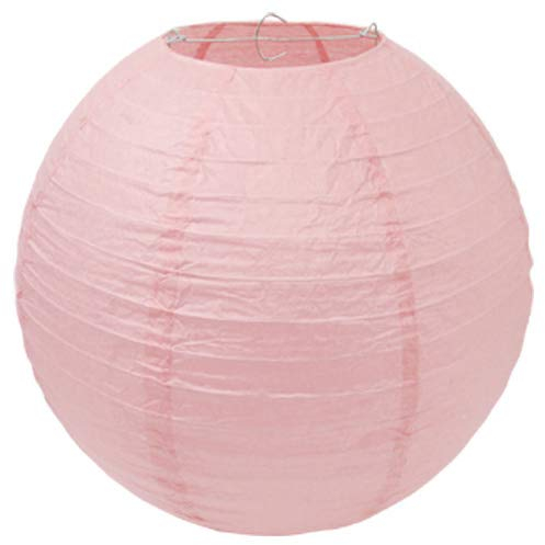 Creativery 1 Papier Lampion 30cm Laterne Hochzeit Party Wohnungsdeko Hängedeko Raumdeko Geburtstag Feier rosa