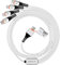 SDBAUX Multi USB Kabel 6 in 1, 3A 1.2M Universelles USB A/C auf Multi 4 in 1 Ladekabel, mit 2iP/Typ C/Micro USB Anschlüssen, für iOS-Telefon, Android Galaxy, LG, Sony, Hoor View, Moto, Oneplus, PS5