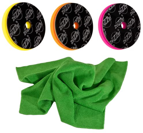 ADVANTUSE Zvizzer Sets - (3 x 125 mm Pad) Allrounder Pads for Rotation and Eccentric Polishing Machine