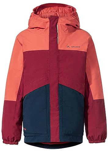VAUDE Escape Padded Jacket für Kinder – Wasserdichte gefütterte Regenjacke für Kinder mit 2-Lagen Material, Kapuze & Reflex-Elementen – Ideal für matschige Tage im Herbst & Winter