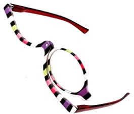 rongweiwang Magnifying Glasses Makeup Tool Cosmetic Lens Women Supplies Compact Size, +2.5