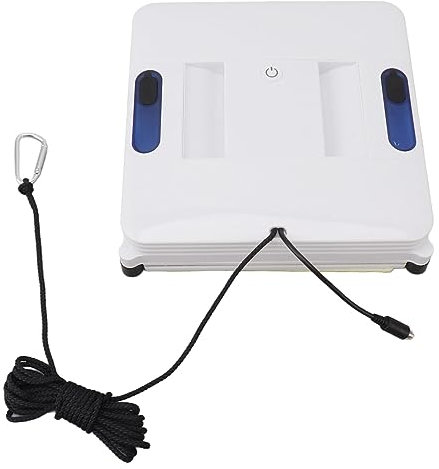 ZJchao Limpiador Automático de Ventanas Robot Dual Agua de Agua Smart Vacuum Techo de Mesa de Limpieza de Aspiración para la Oficina en Casa (EU Plug (100-240V))