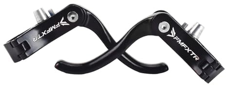 Gralara 1 par de palancas de Freno de Bicicleta de aleación de Aluminio, prácticas y fáciles de Instalar, manijas de Freno de Bicicleta Premium, Negro