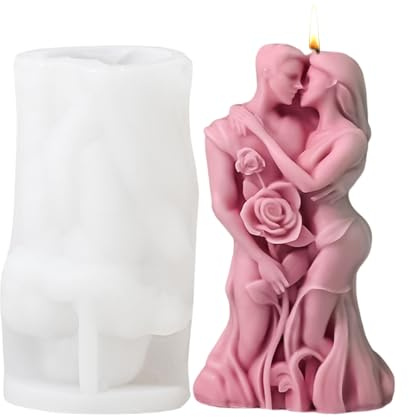 Stampo In Resina Di San - Stampo In Silicone 3D Che Abbraccia Il Corpo Umano Astratto Per Profumate, Per Per Coppie Romantiche, Creazione Di Fai-da-te,