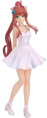 Zhongkaihua Monika Figura Anime Ragazza PVC Monika Action Figure Modello Statua 17CM Casa Scrivania Decorazione Regalo di Compleanno Per I Fan