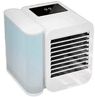 Mini Bärbar Luftkonditionering Fläktkylare 1000ML Aromaterapi Eterisk Olja Diffusor Snabbkylning Luftfuktare Hushåll Kyl Ner Snabbt(White)