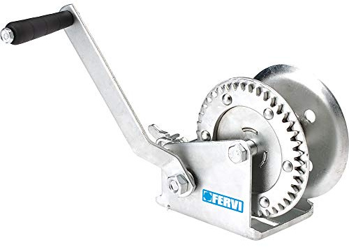 Fervi 0070 Argano Manuale, 500 kg, Oro-Argento