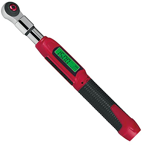 ACDelco ARM331-2I 1/4 Digital Torque Wrench (2.5-25 Nm) with Buzzer, Vibration, Flash Notification, Foam-Lined Steel Protective Case & ISO 6789 Standard Certificate of Calibration