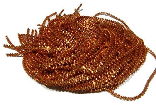 Schreiber Deko Bouillondraht/Effektdraht Kupfer 100 Gramm grob