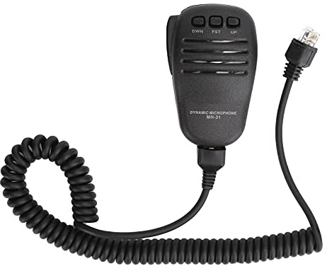 Handhållen mikrofonhögtalare, handmikrofon Kortvågigt klart ljud Lätt att använda för Ft-817 Ft-857 Ft897 FM