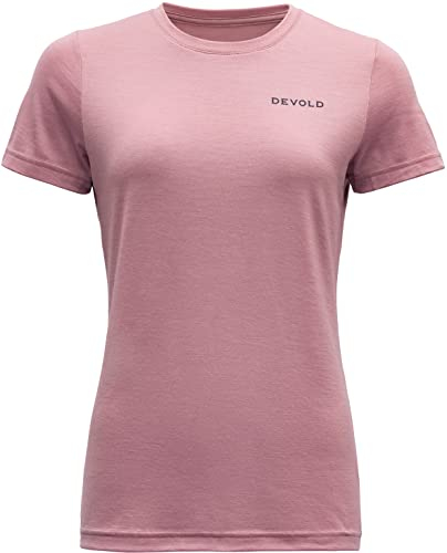 Devold Damen Saksa Tee T-Shirt, Handschuh „Foxglove“, M