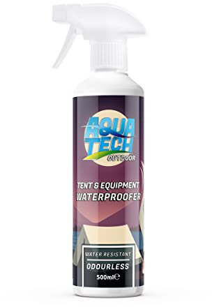 AquaTech - Tent, Awning and Equipment Waterproofer | For Wet Weather and Hiking Garments | Transparent and Neutral- 500ml