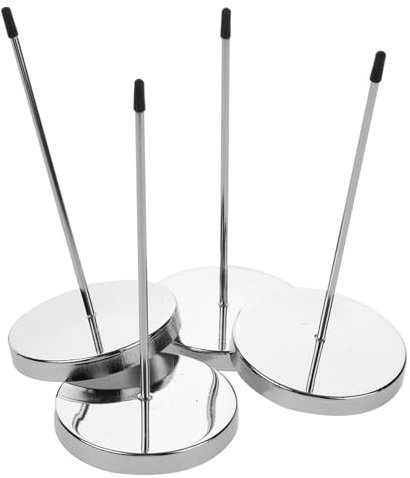 OFFSCH 4stücke Edelstahl Memo Für Restaurant Und Büro Quittungs Und Notizen-spike Stabiler Bill Holder Für Ordentliche Arbeitsumgebung