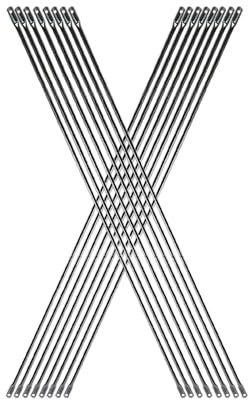 VEVOR Scaffolding Cross Brace 6x4 ft, 8-Pack Solid Carbon Steel Scaffold Cross Supports, X-Shaped Scaffolding Safety Accessory with Rust- & Corrosion-Proof Galvanized Surface (Only Cross Braces Sold)