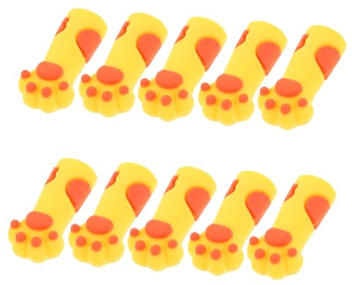 SOIMISS Fundas Protectoras de Silicona Compatibilidad 10 para Forma de Pata de Gato y Protección Total Tijeras y Alicates de Cutículas para Rutina de Cuidado de Uñas