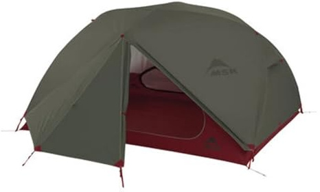 MSR Elixir 3 V2 - Tienda de campaña para 3 Personas y Equipamiento, Color Verde