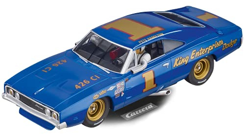 Carrera Evolution I Dodge Charger 500 No.1 I Auto für Rennbahn | Rennbahnen und lizensierte Slotcars | bis zu 2 Spieler | Für Jungs & Mädchen ab 8 Jahren & Erwachsene